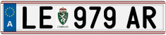 License plate of Austria, Regular plates