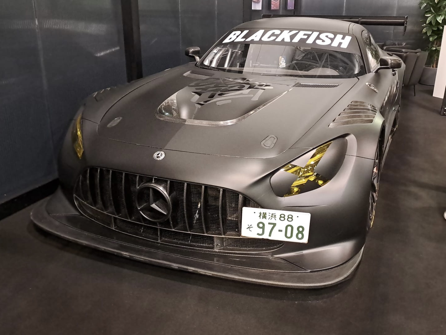 横浜 88 そ 9708, License plate without vehicle 