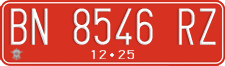 License plate of Indonesia, Government and public administrations