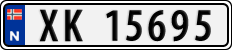 License plate of Norway, Cars