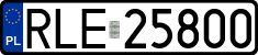 License plates of Poland, Regular car plates