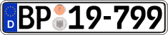 German license plate, Authorities and federal agencies