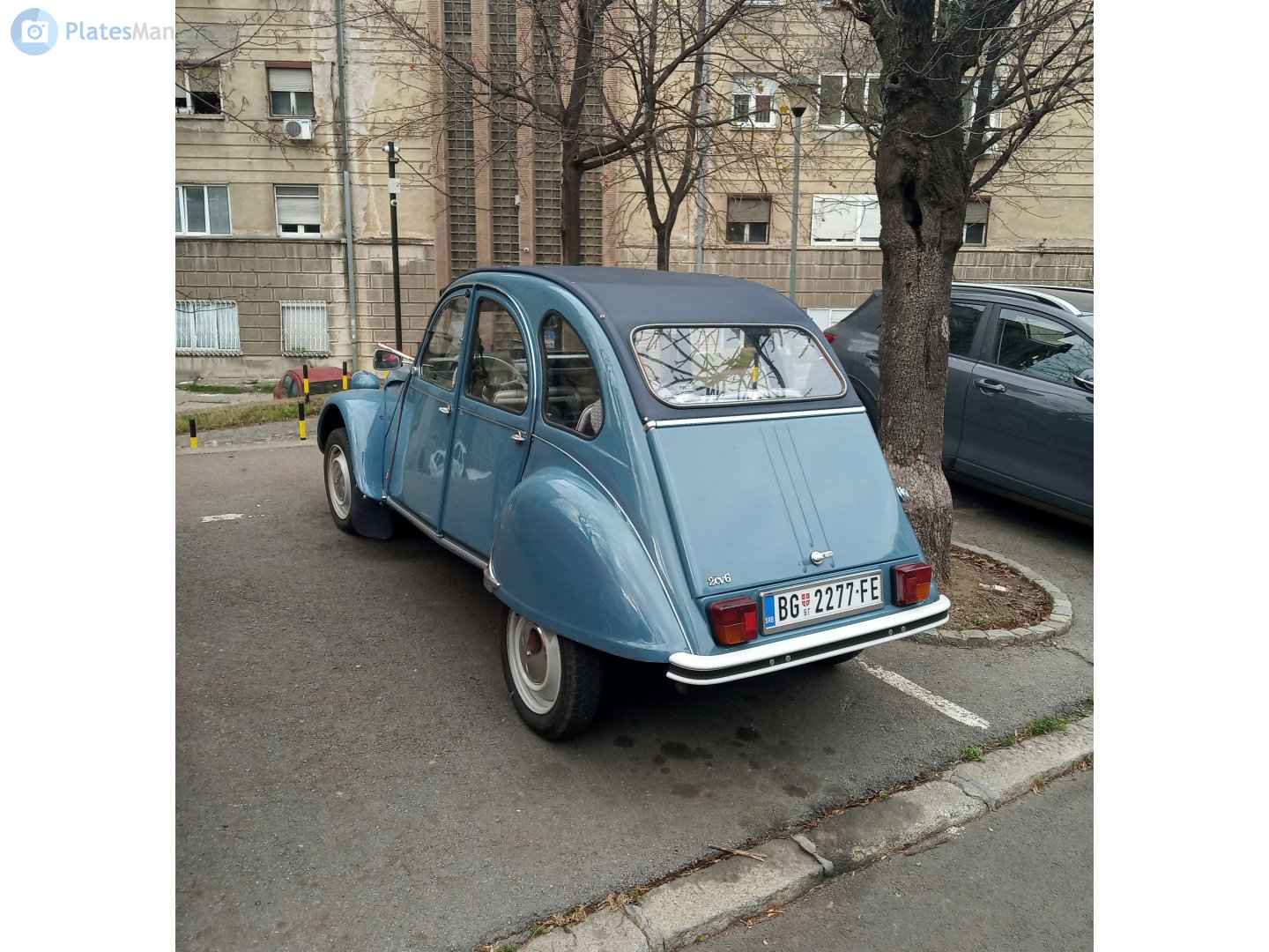 BG 2277-FE, Citroёn 2CV 1st gen Sedan, 1949–1990