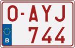 License plate of Belgium, Regular plates (2010)
