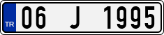 License plate of Turkey, Regular plates