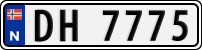 License plate of Norway, Trailers, motorcycles, special vehicles