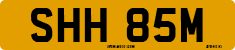 License plate of the United Kingdom, 1963 year system