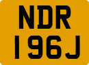 License plate of the United Kingdom, 1963 year system