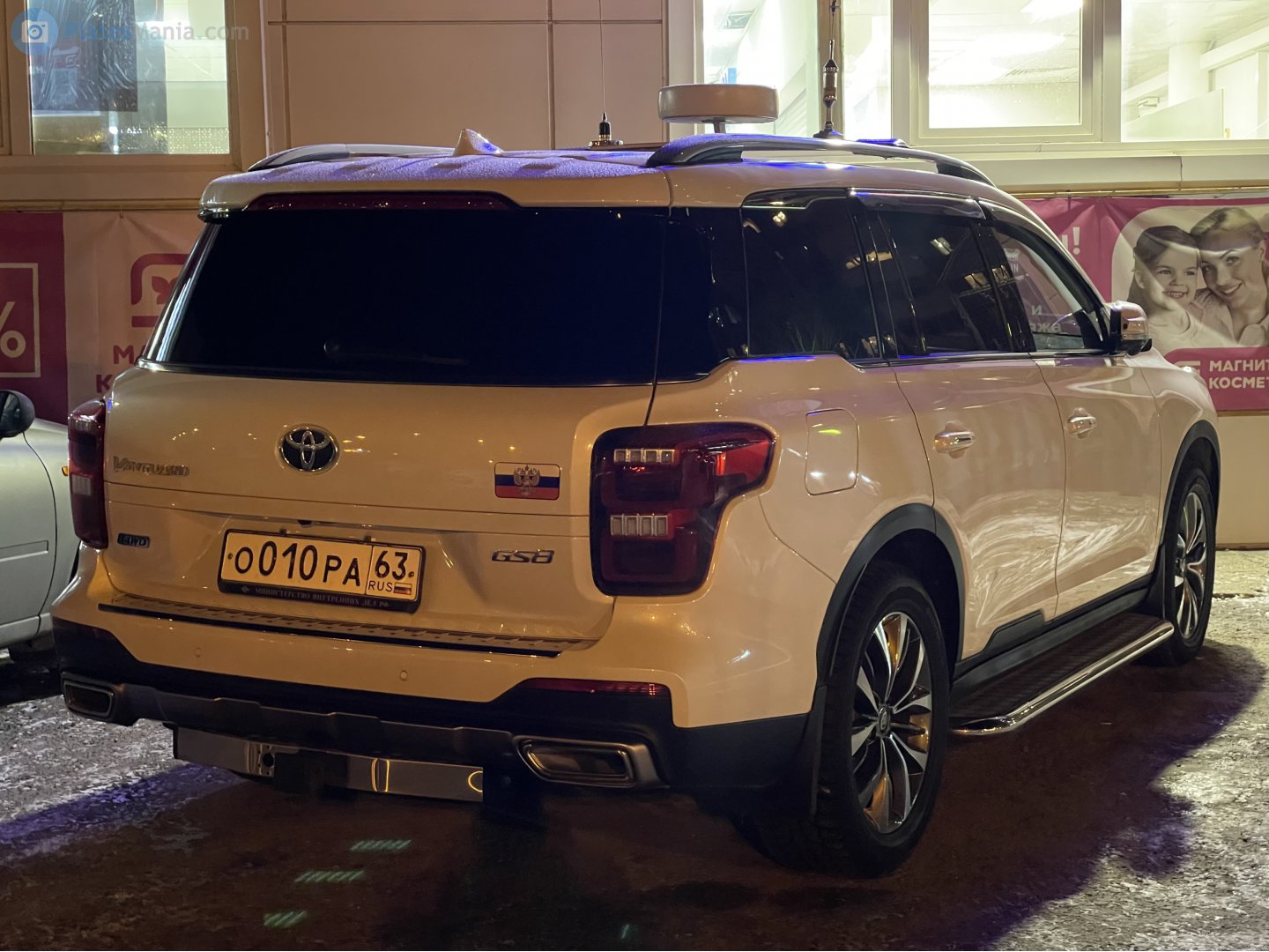 о 010 ра 63, GAC GS8 1st gen, 2018–