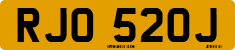 License plate of the United Kingdom, 1963 year system