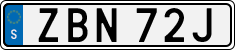 License plate of Sweden, Regular plates