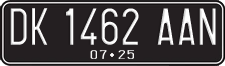 License plate of Indonesia, Regular plates