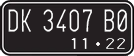 License plate of Indonesia, Motorcycles