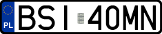 License plates of Poland, Regular car plates