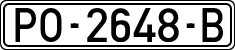License plates of Spain, 1971 year series