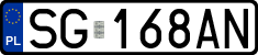 License plates of Poland, Regular car plates