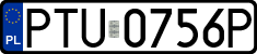 License plates of Poland, Regular car plates