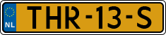 License plate of the Netherlands, Agricultural vehicles
