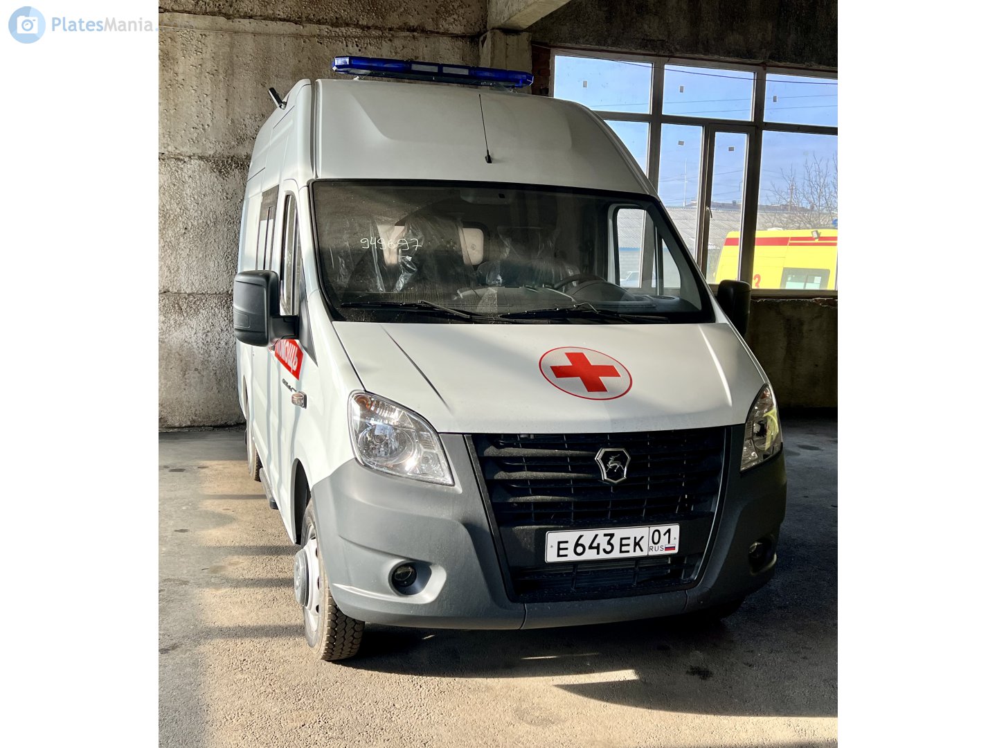 е 643 ек 01, GAZ ГАЗель Next Ambulance (A6A, A6B, A6C), 2015–