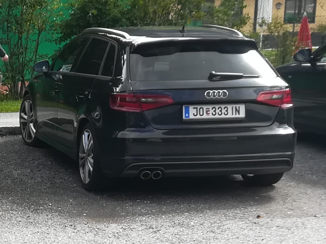 JO 333 IN, Audi A3 3rd gen Sportback (8VA/8VF), 2013–2016