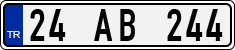 License plate of Turkey, Regular plates
