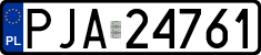 License plates of Poland, Regular car plates