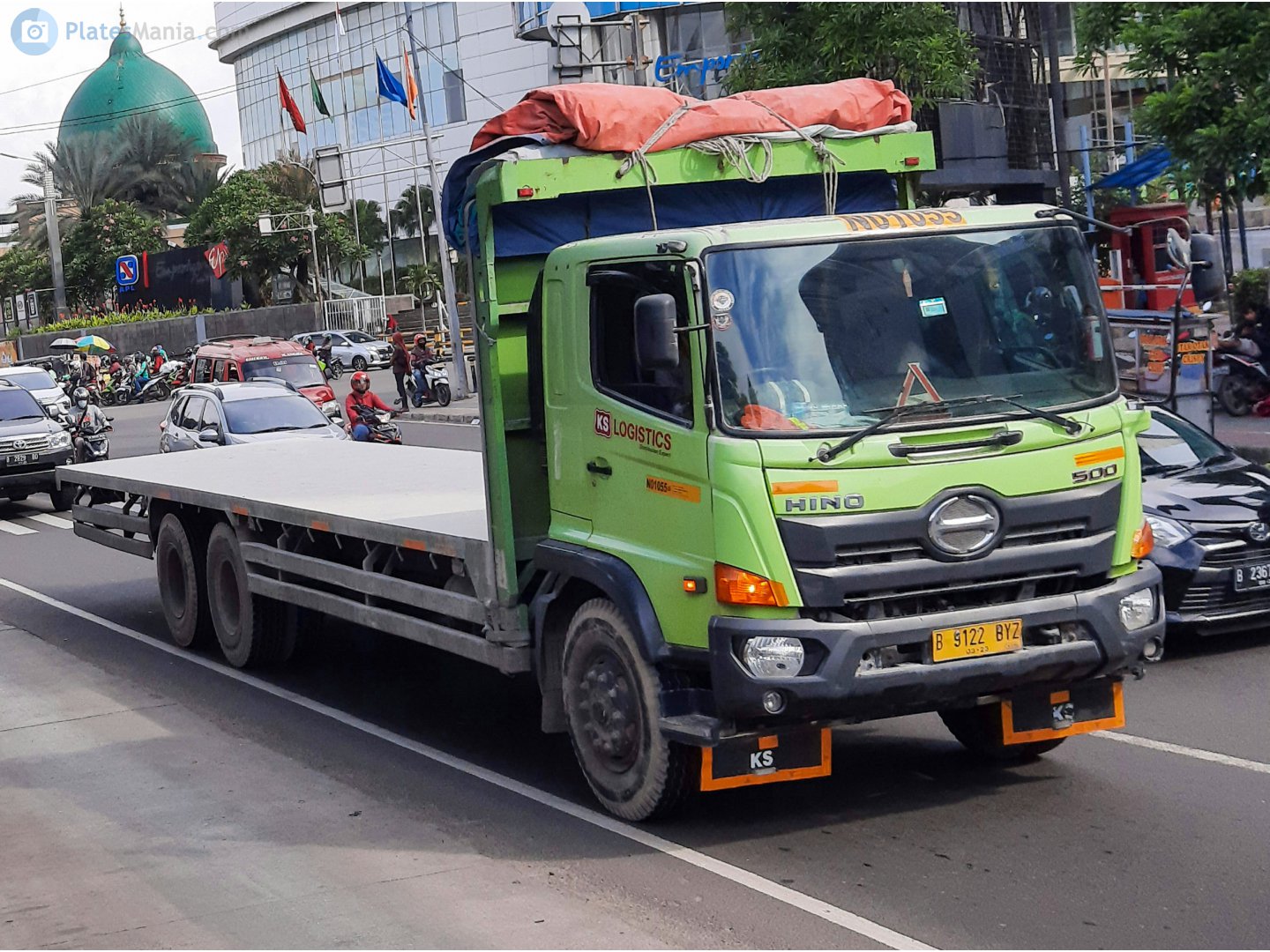 B 9122 BYZ, Hino 500 Series 