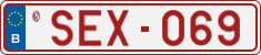 License plate of Belgium, Vanity Plates (2014)
