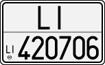 License plate of Italy, Cars (1927 year series)