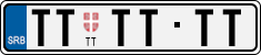 License plate of Serbia, Vanity Plates