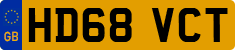 License plate of the United Kingdom, 2001 year system