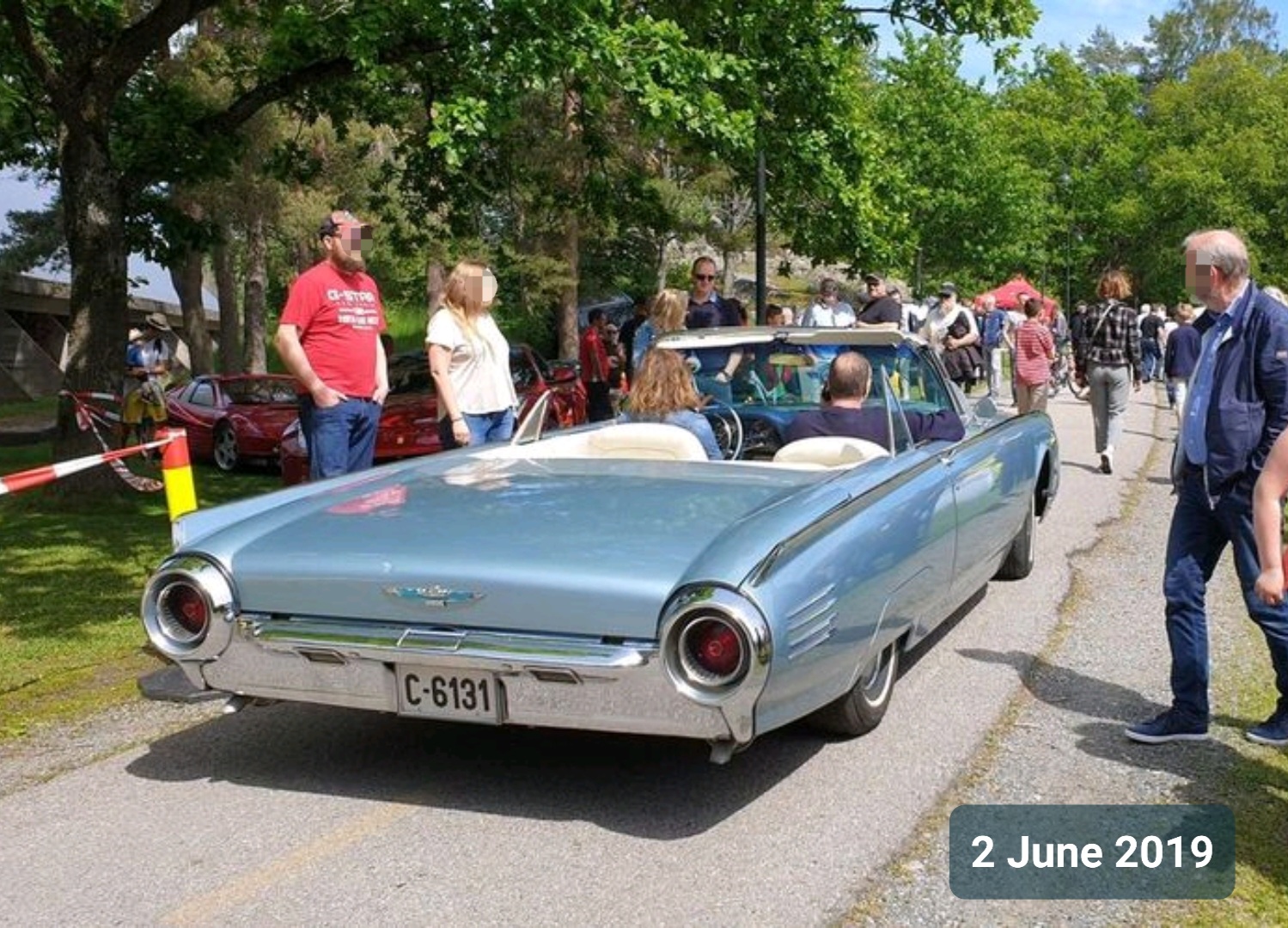 C-6131, Ford Thunderbird 3rd gen 1961 Convertible (76A), 1960–1961