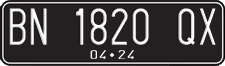 License plate of Indonesia, Regular plates