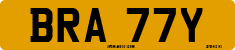 License plate of the United Kingdom, 1963 year system