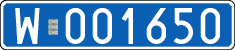License plates of Poland, Diplomatic