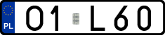 License plates of Poland, Vanity Plates