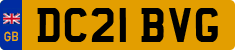 License plate of the United Kingdom, 2001 year system