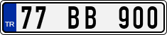 License plate of Turkey, Regular plates