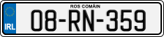 License plate of Ireland, Regular plates
