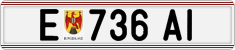 License plate of Austria, Regular plates