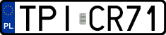 License plates of Poland, Regular car plates