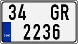 License plate of Turkey, Regular plates