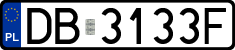 License plates of Poland, Regular car plates