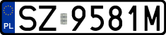 License plates of Poland, Regular car plates