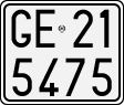 License plate of Italy, Motorcycles (1927 year series)