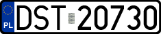 License plates of Poland, Regular car plates