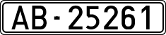 License plates of Spain, 1900 year series