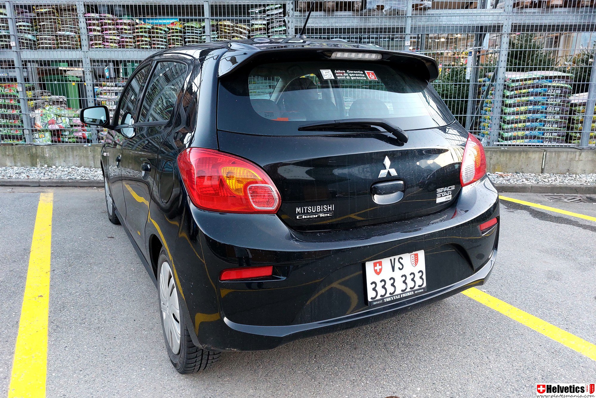 VS 333333, Mitsubishi Space Star 2nd gen (A0), 1st facelift, 2016–2020