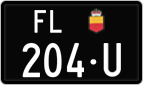 License plate of Liechtenstein, Dealer (with 