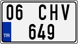 License plate of Turkey, Regular plates